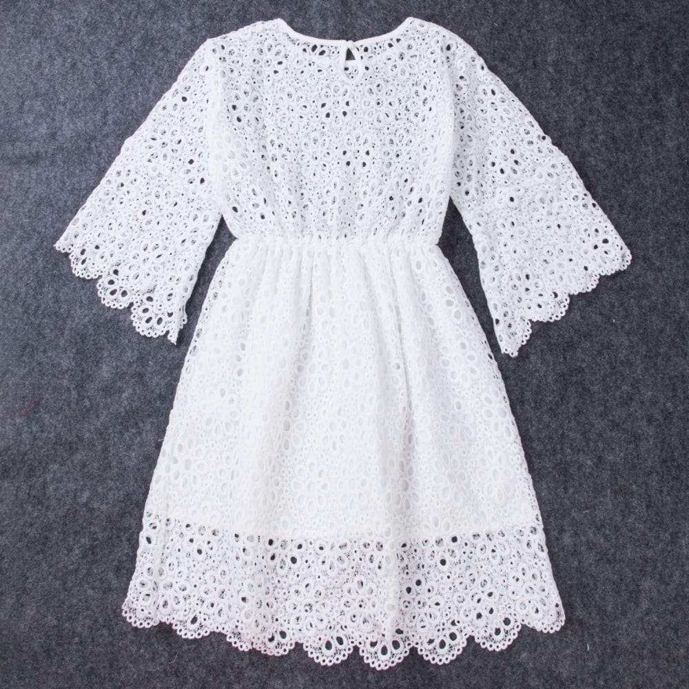 Robe Baptême Mère Fille Blanc / Maman S