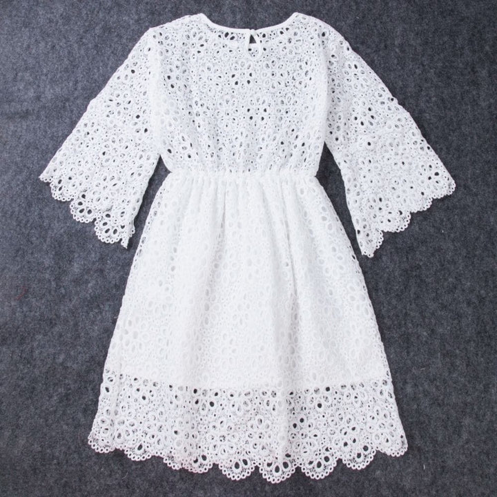 Robe Baptême Mère Fille Blanc / Maman S