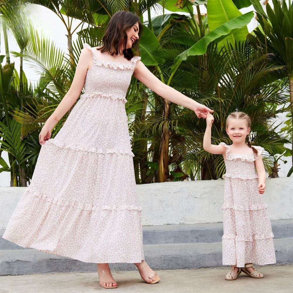 Robe Champêtre Mère Fille