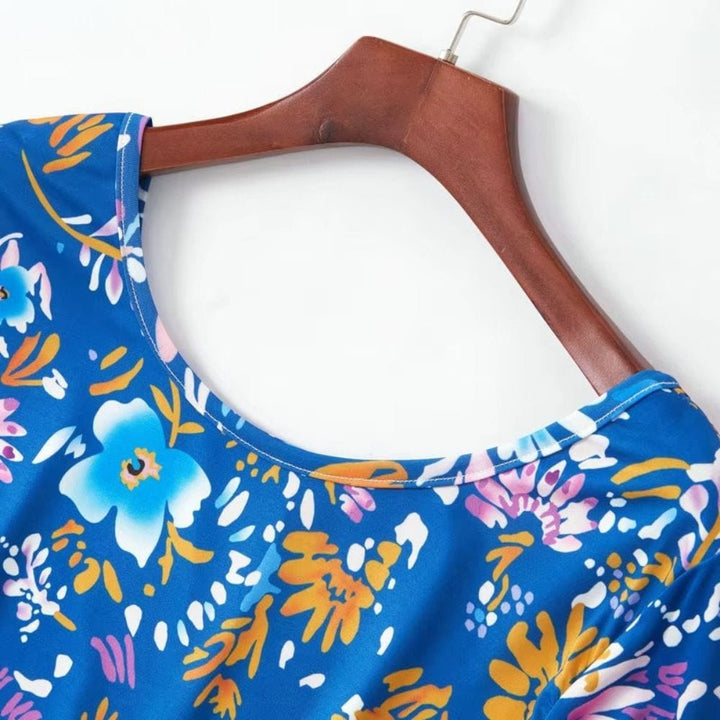 Robe Cocktail Bleu Marine Mère Fille