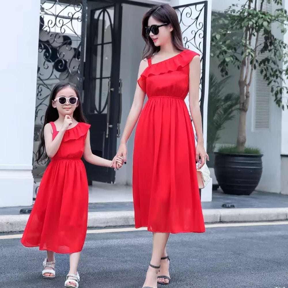 Robe Cocktail Mère Fille