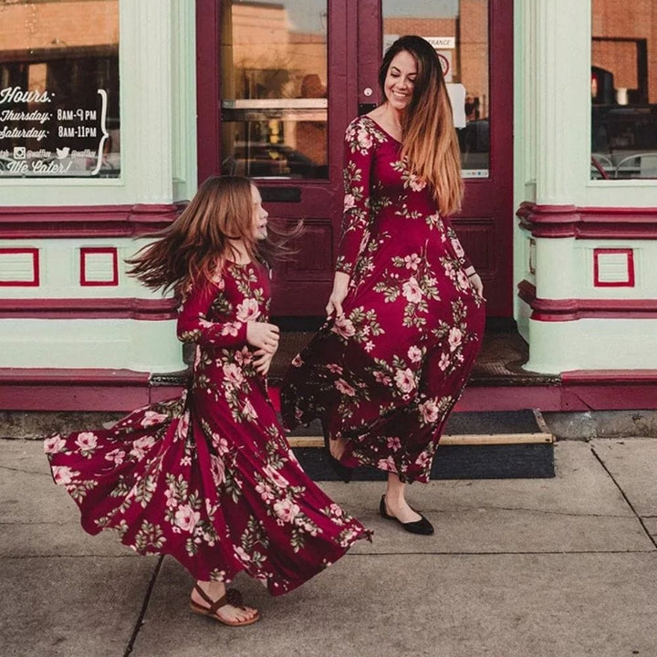 Robe Coordonnée Mère Fille