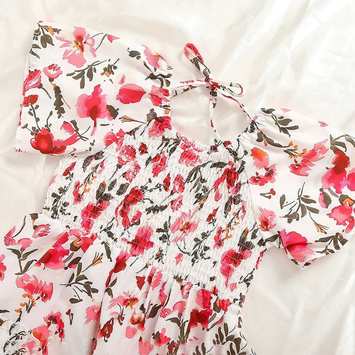 Robe Fleurie été Petite Fille Et Maman