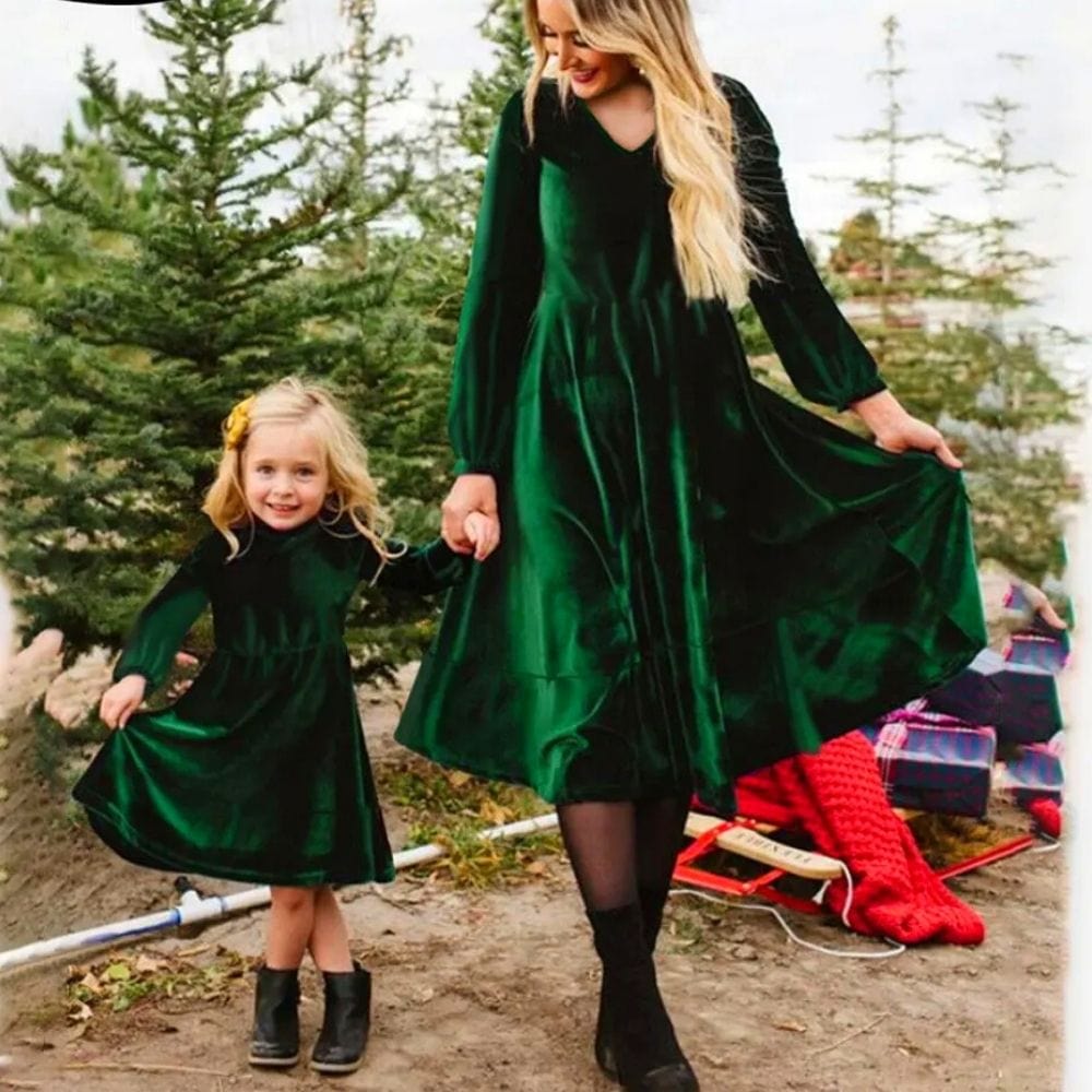 Robe Hiver Mère Fille