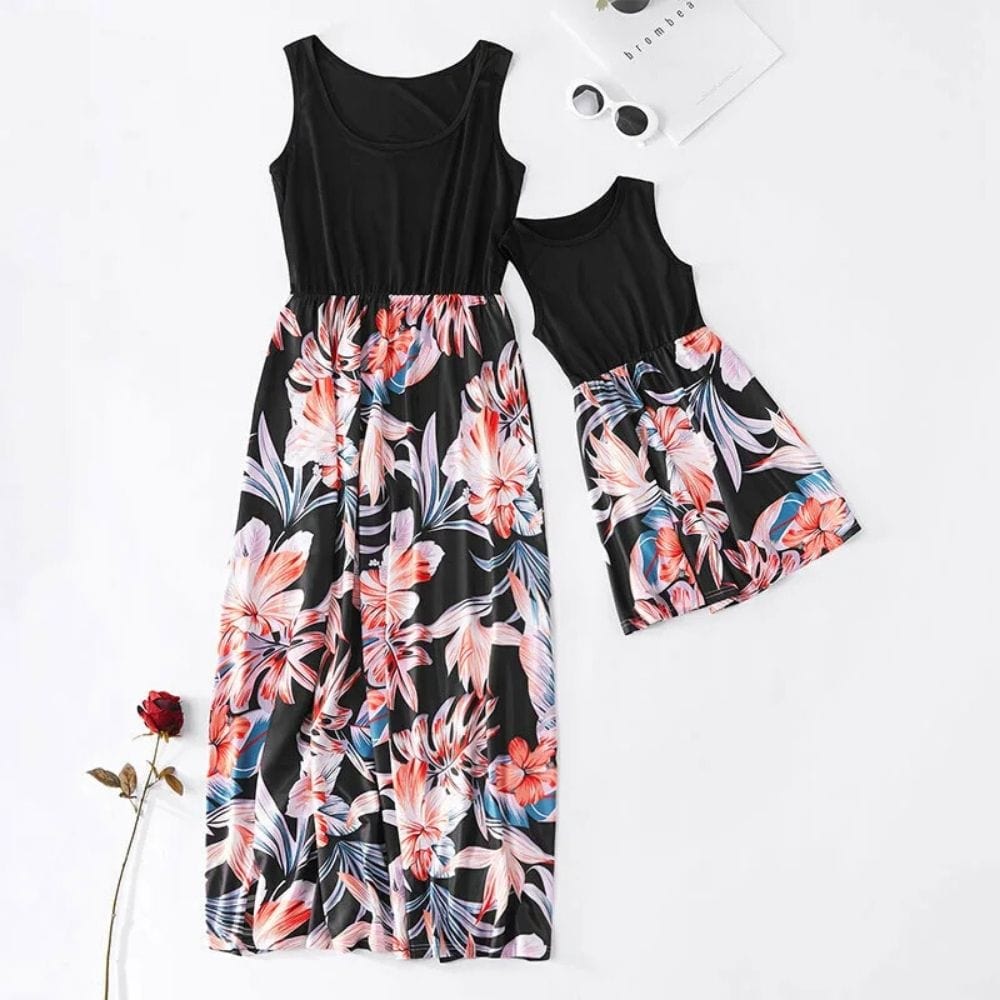 Robe Longue Mère Fille Identiques