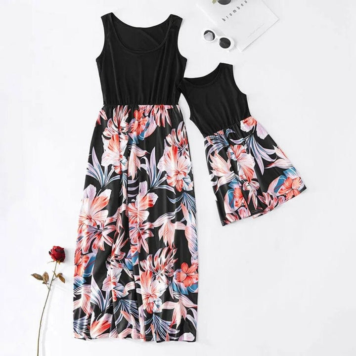 Robe Longue Mère Fille Identiques