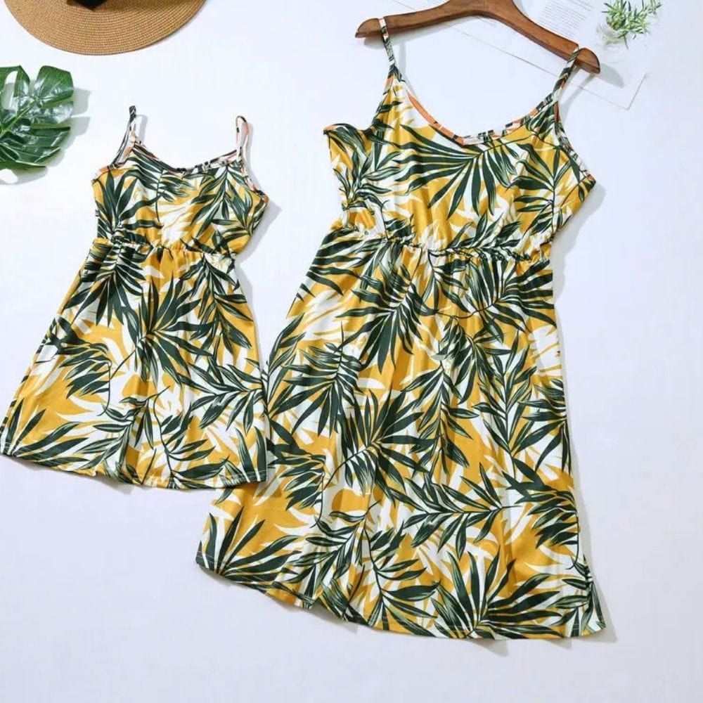 Robe Matchy mère Fille Jungle / Style-1 / Maman S