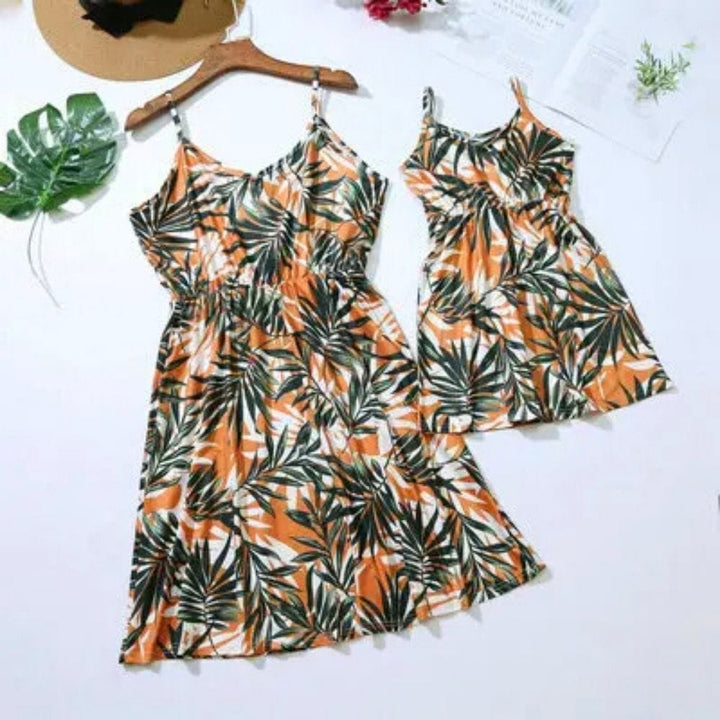 Robe Matchy mère Fille Jungle / Style-2 / Maman S