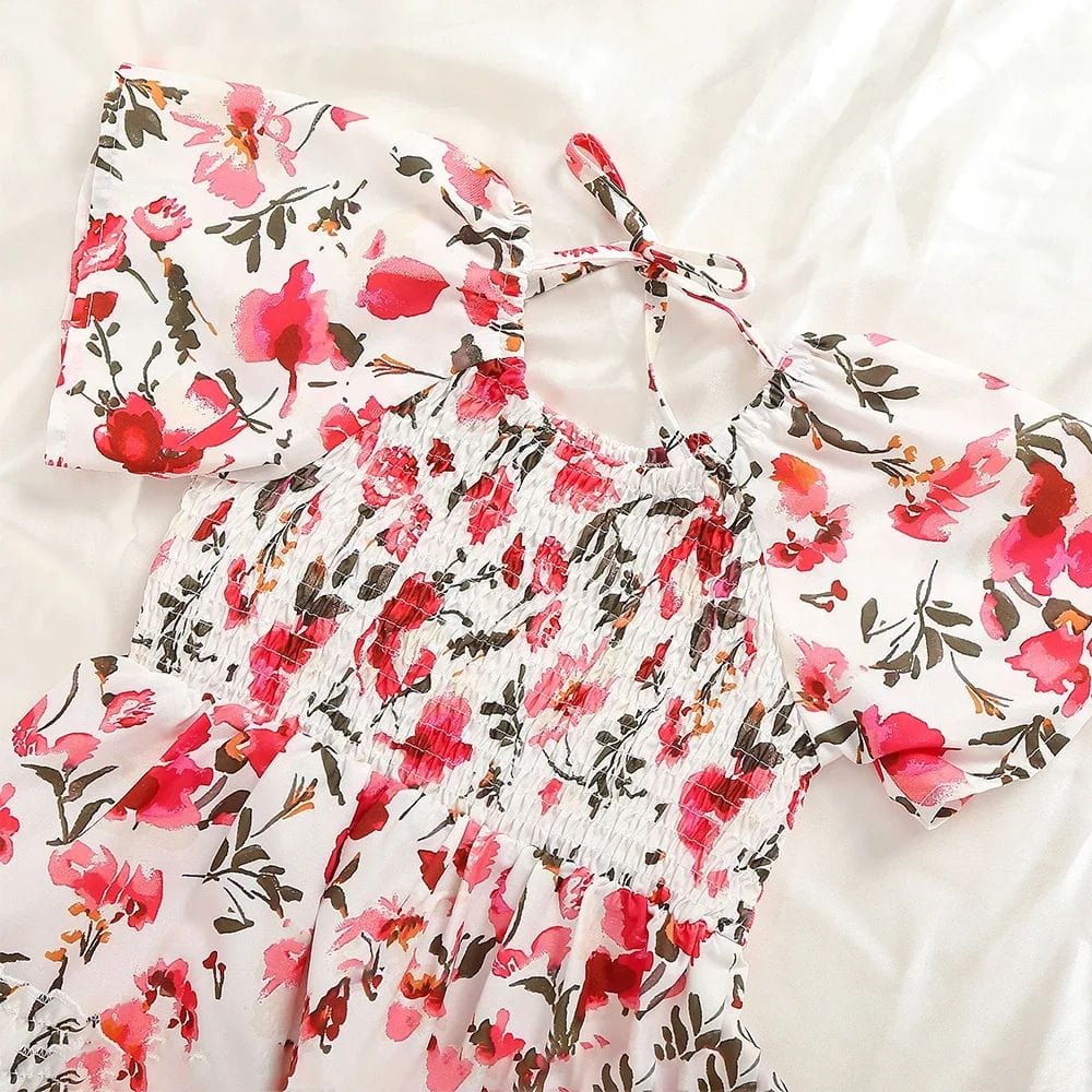 Robe Mère Fille Bohème