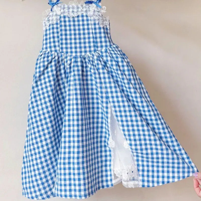 Robe Mère Fille Identique Bleue Bleu / 2T
