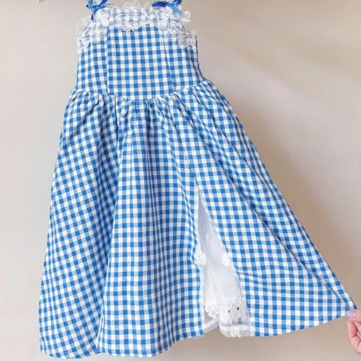 Robe Mère Fille Identique Bleue Bleu / 2T