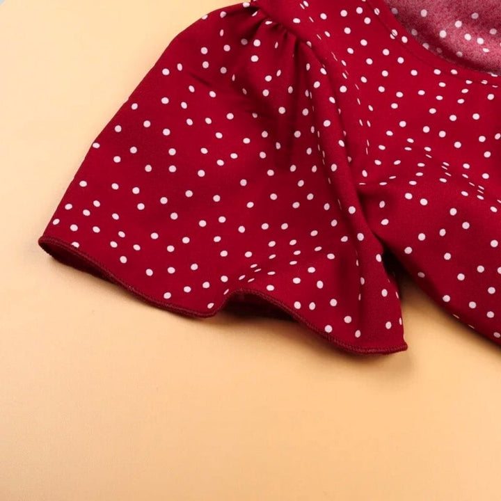Robe Mère Fille Rouge