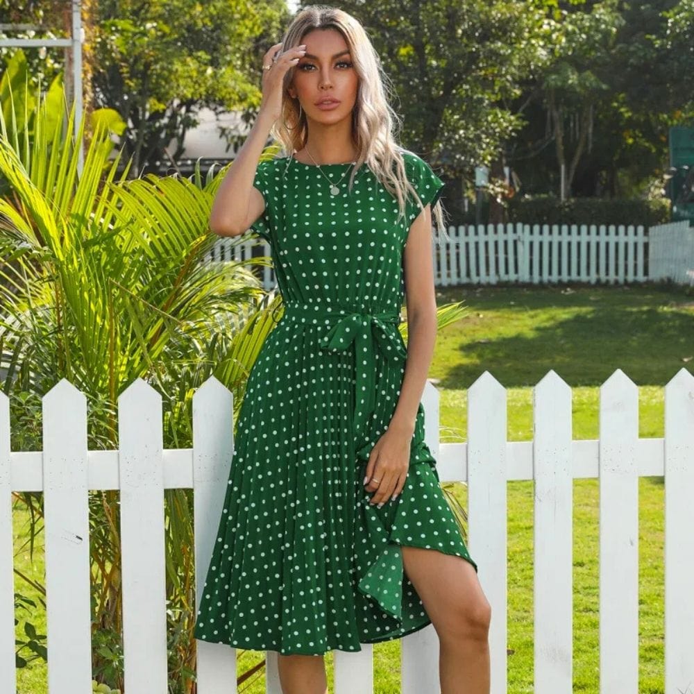Robe Mère Fille Vert