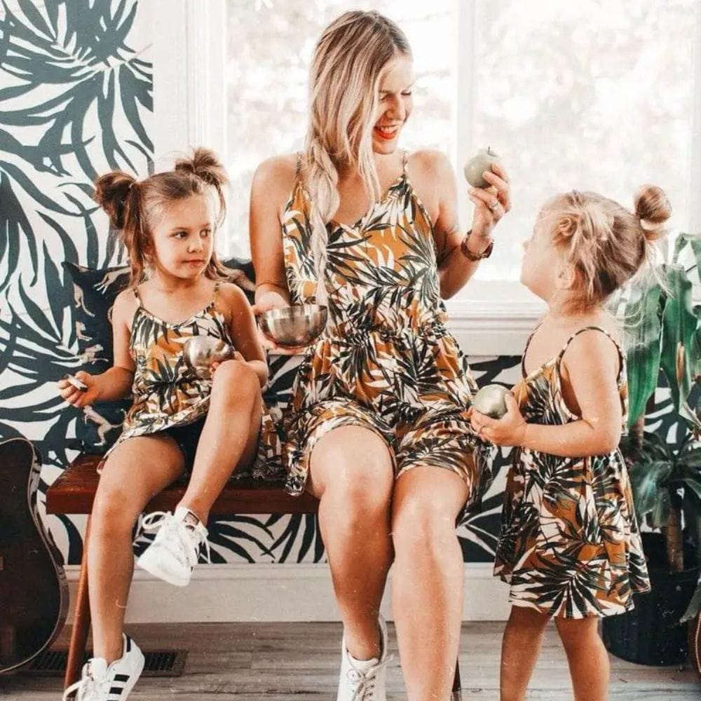 Robe Plage Mère Et Fille Jungle / Maman S
