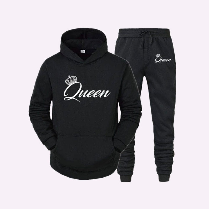 Survêtement Couple Assorti Black Queen / S