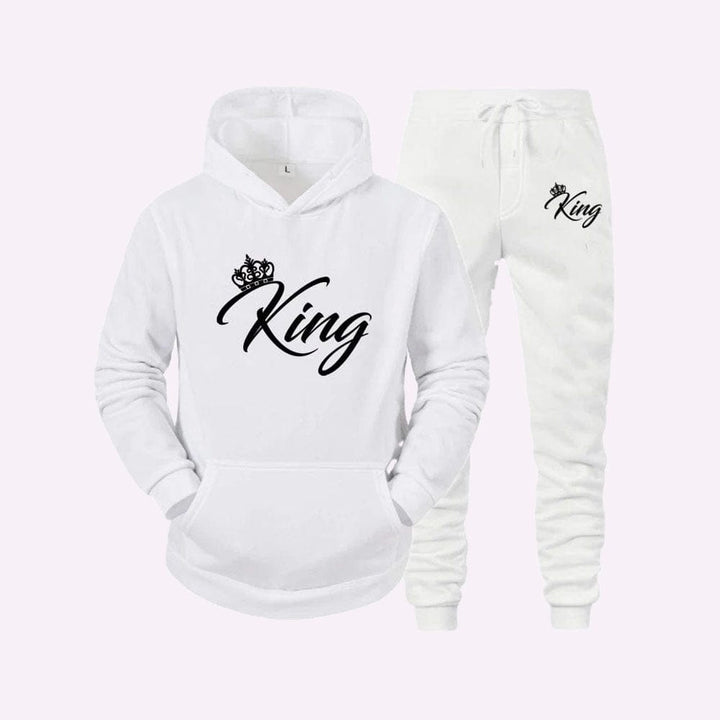 Survêtement Couple Assorti White King / S