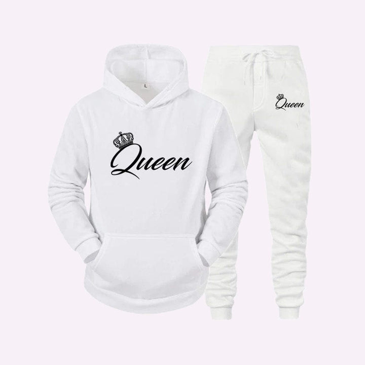 Survêtement Couple Assorti White Queen / S