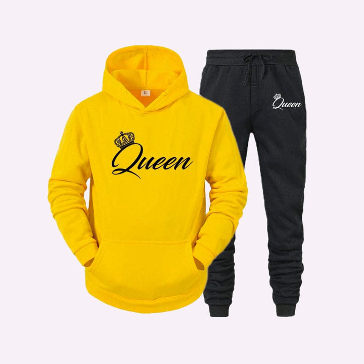 Survêtement Couple Assorti Yellow Queen / S