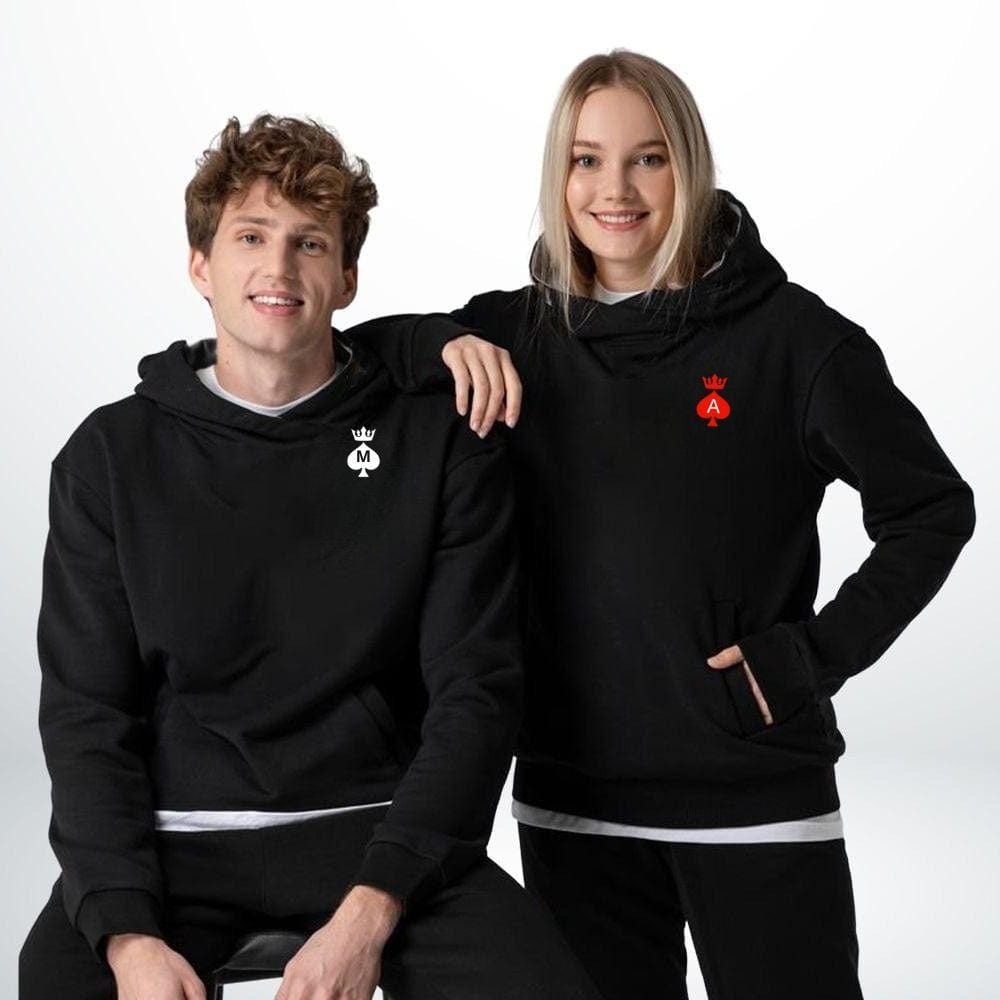 Sweat A Capuche King Queen | Personnalisé