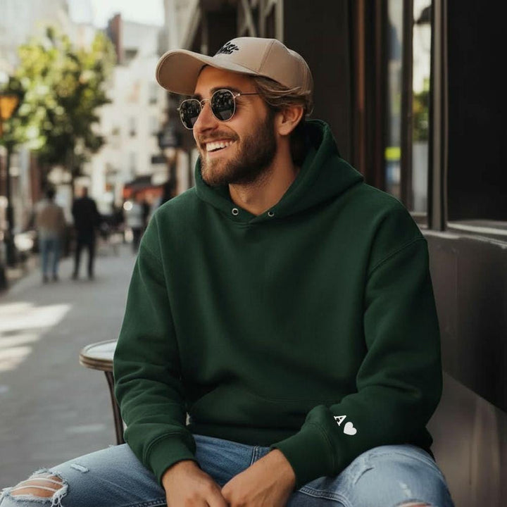 Sweat à Capuche Personnalisé Couple