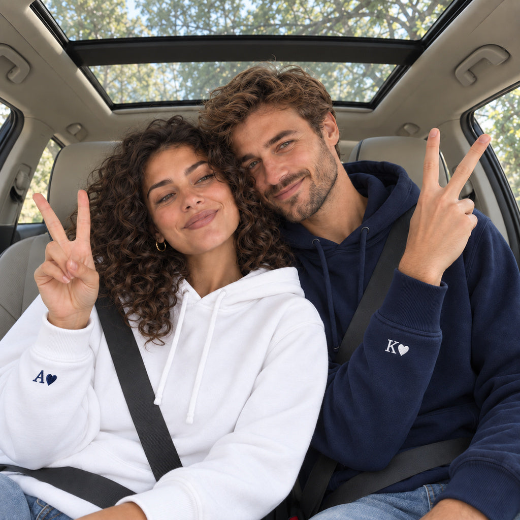 Personalisiertes Paar-Kapuzenpullover
