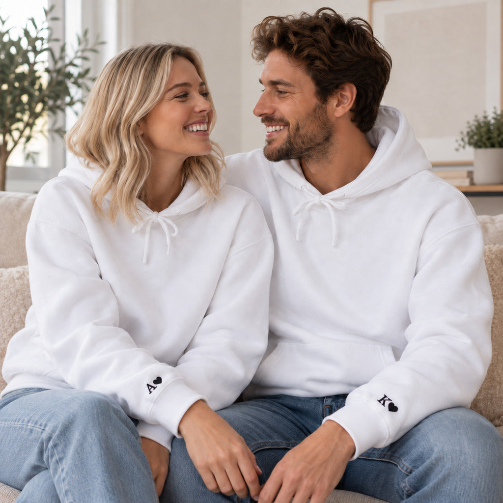 Personalisiertes Paar-Kapuzenpullover