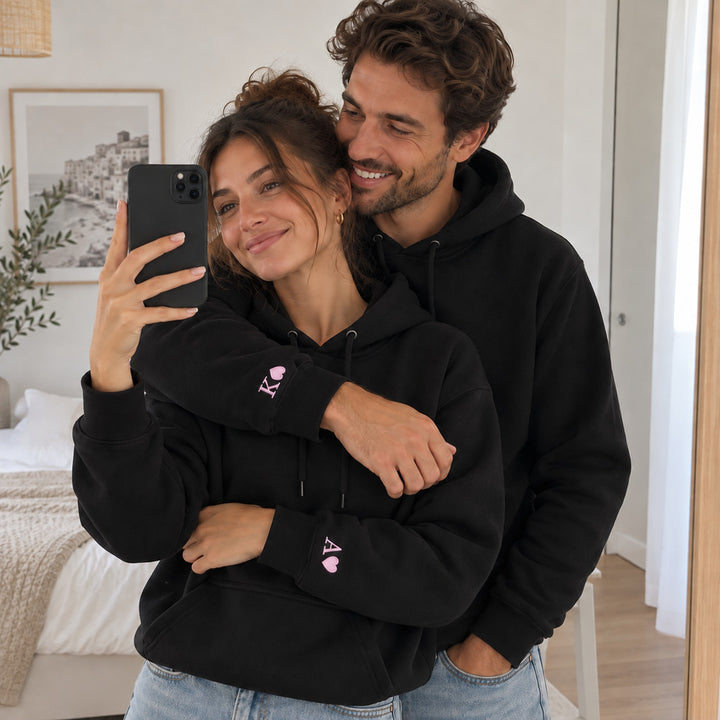 Personalisiertes Paar-Kapuzenpullover