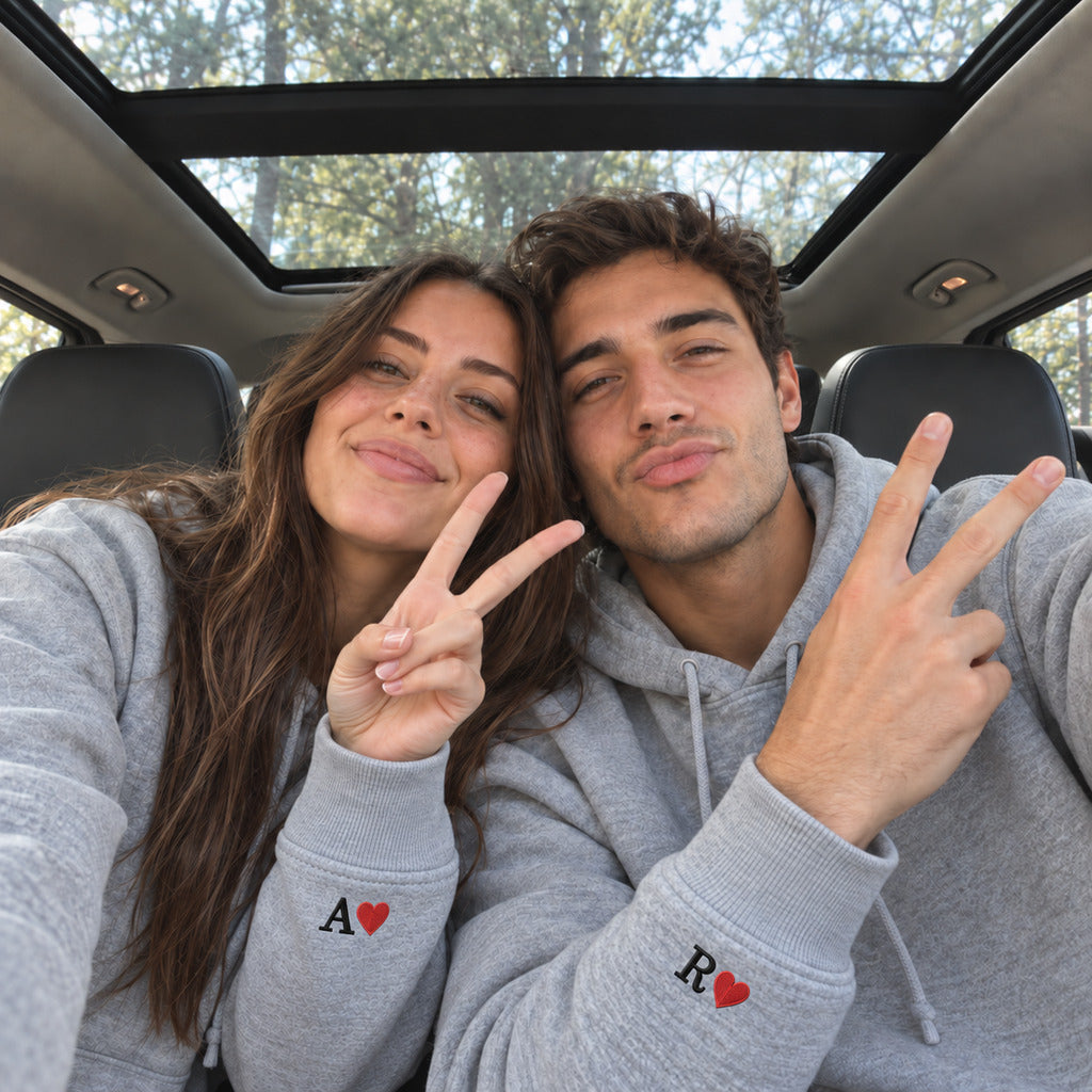 Personalisiertes Paar-Kapuzenpullover