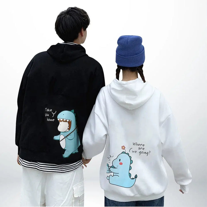 Sweat Couple Dinosaure