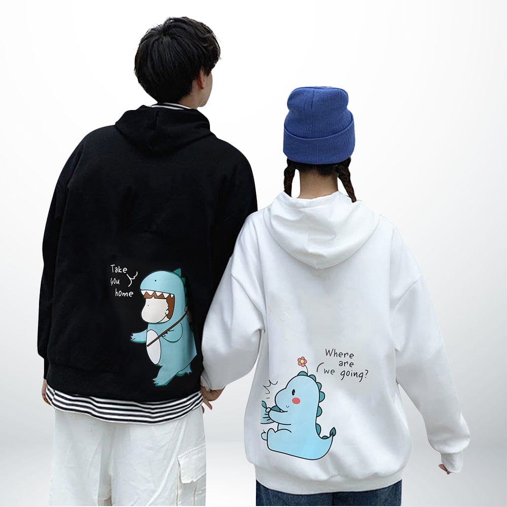 Sweat Couple Dinosaure