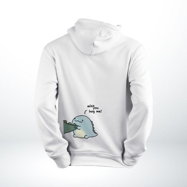 Sweat Couple Dinosaure D-Blanc-Femme / XS