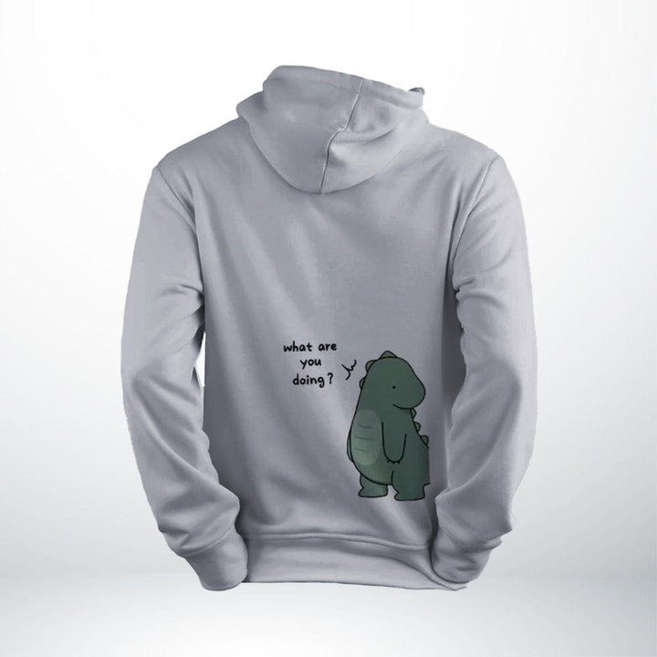 Sweat Couple Dinosaure D-Gris-Homme / XS