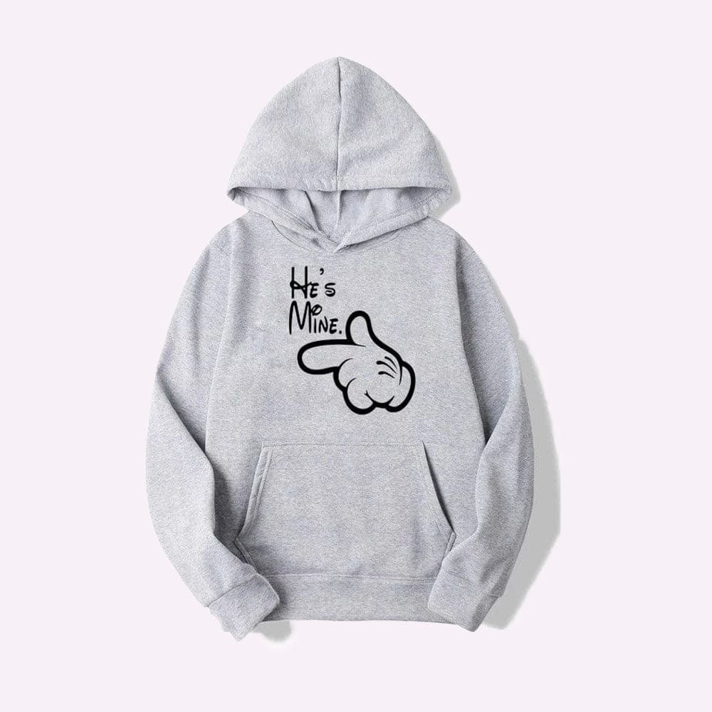 Sweat Couple Goal Gris / He's Mine / S