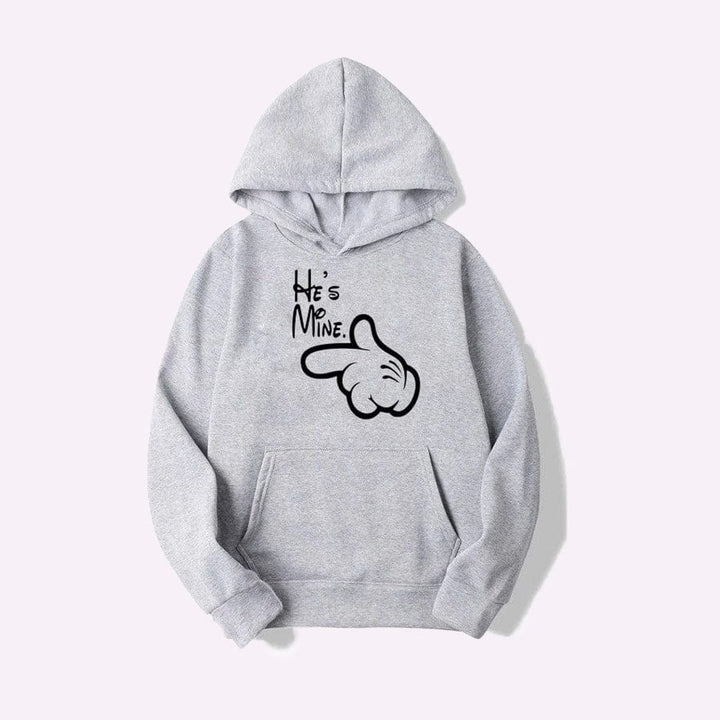 Sweat Couple Goal Gris / He's Mine / S