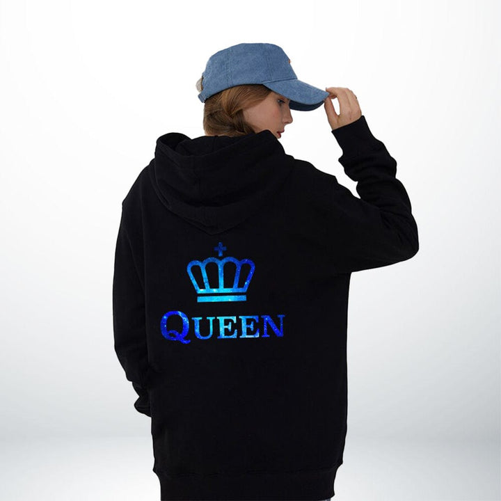Sweat Duo King Queen Queen-Bleu / XXS