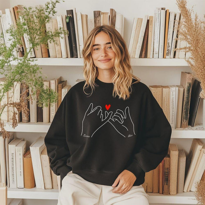 Sweat en commun couple | Personnalisé