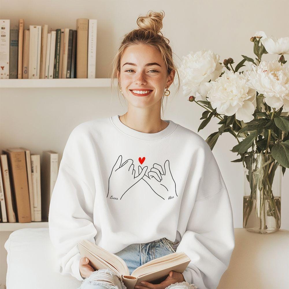 Sweat en commun couple | Personnalisé