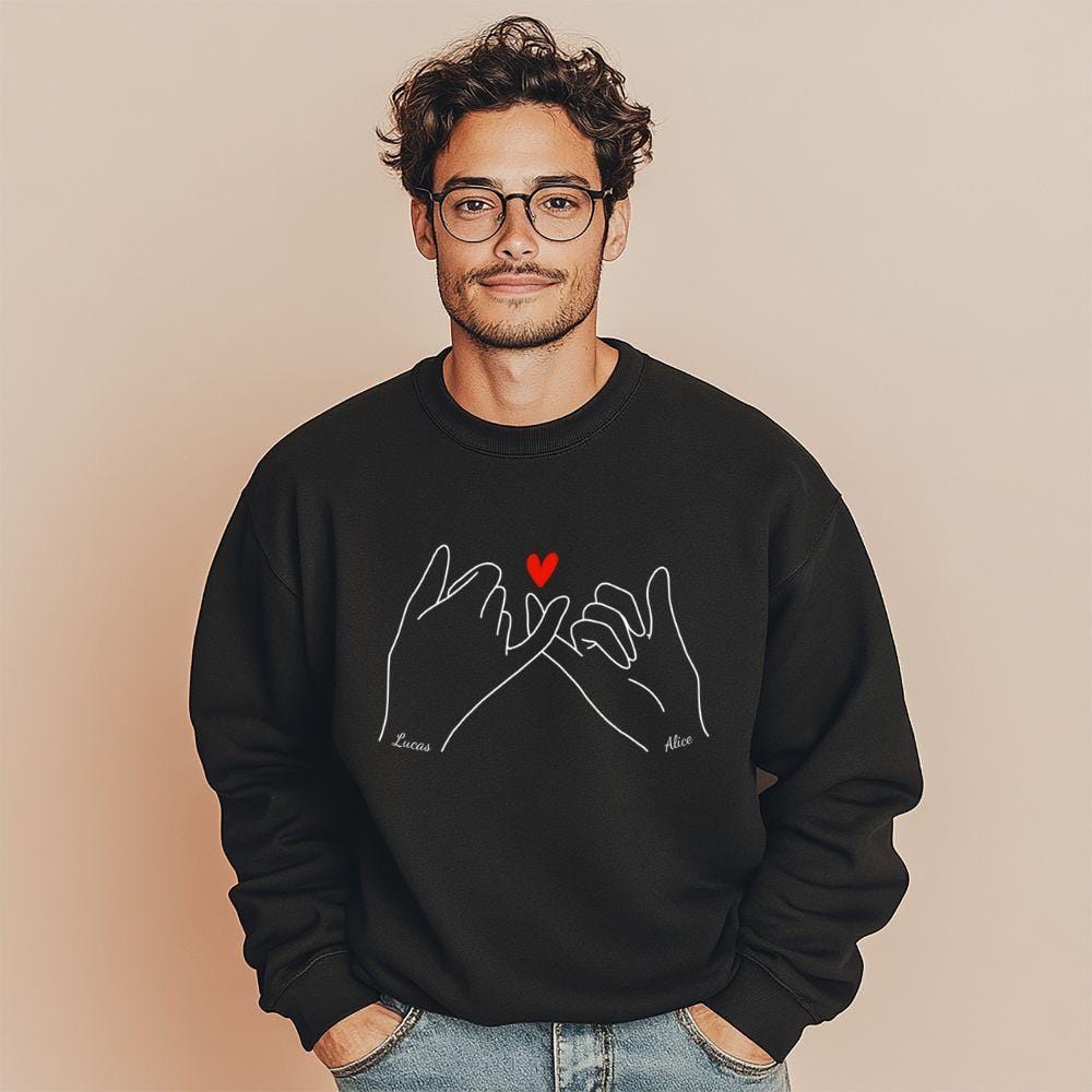 Sweat en commun couple | Personnalisé