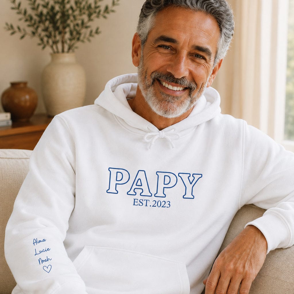 Sweat brodé futur grand père