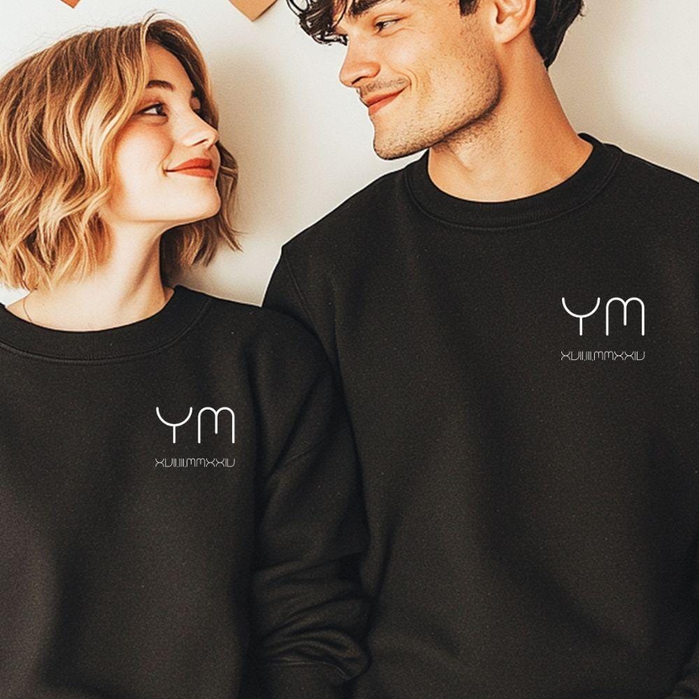 Sweat Homme Femme Assorti | Personnalisé