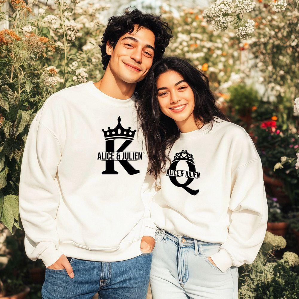 Sweat King Queen | Personnalisé
