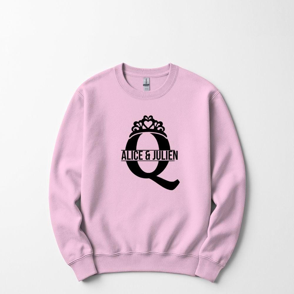 Sweat King Queen | Personnalisé