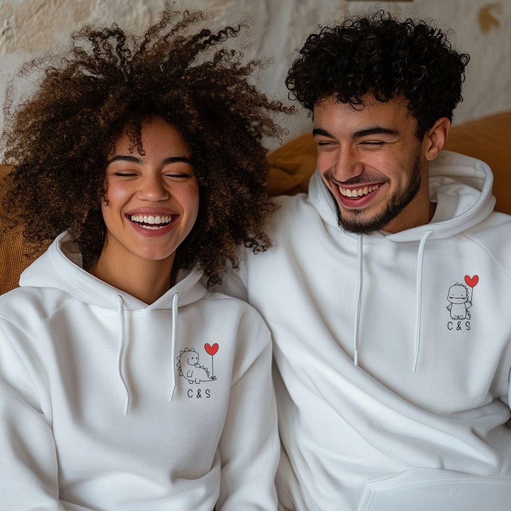 Sweat Mixte Couple | Personnalisé