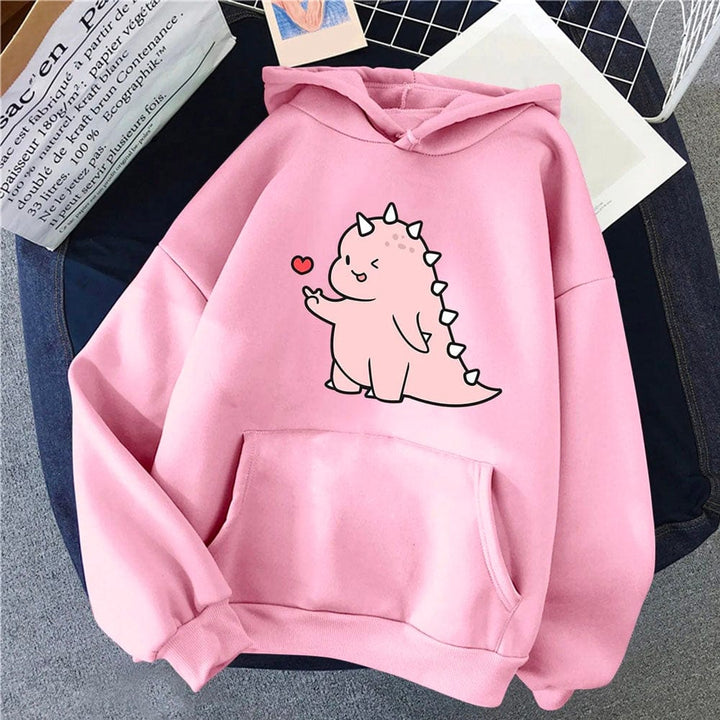 Sweat Mixte Couple Rose / Style-2 / S