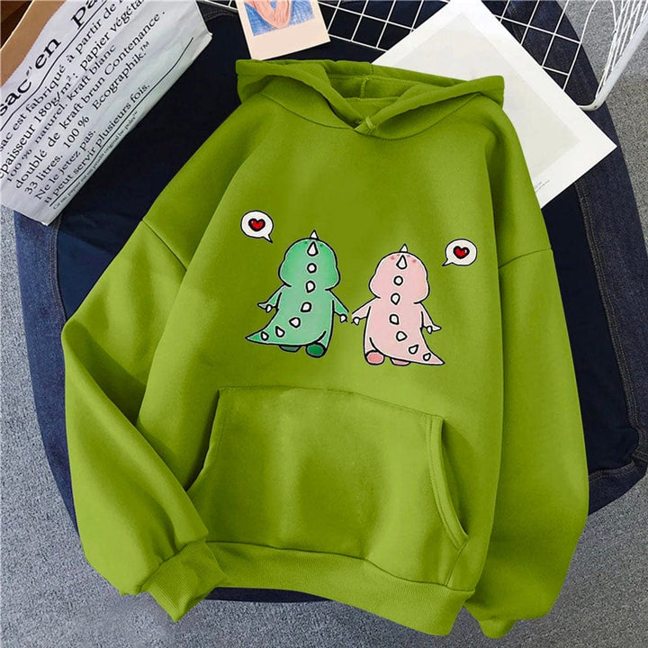 Sweat Mixte Couple Vert / Style-1 / S