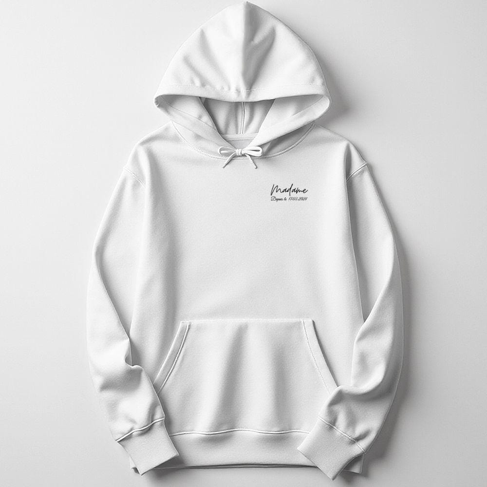 Sweat Monsieur Madame | Personnalisé