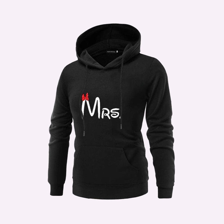 Sweat Monsieur Madame Noir / Mrs / M