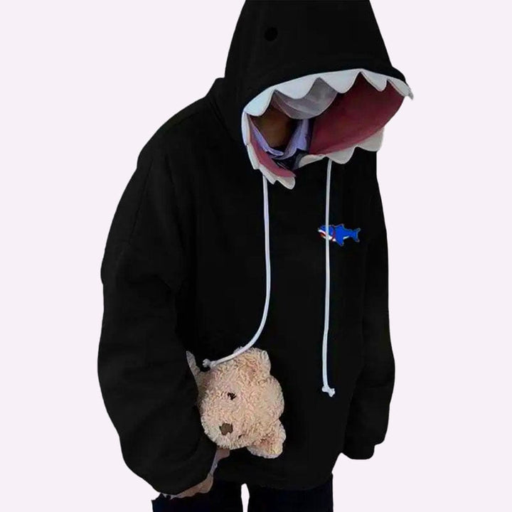 Sweat Requin Noir / XS