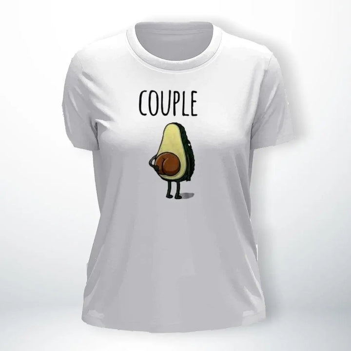T-Shirt Best Couple (Avocat) Femme / S