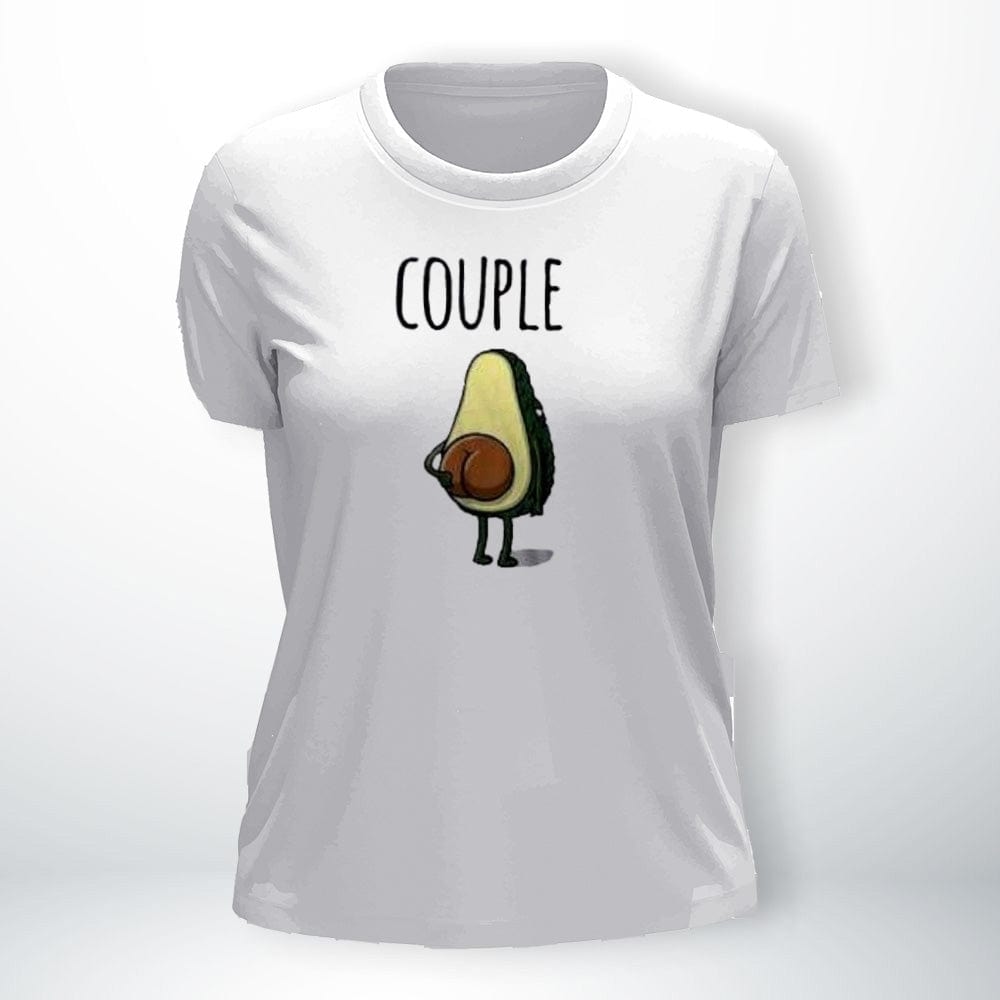 T-Shirt Best Couple (Avocat) Femme / S